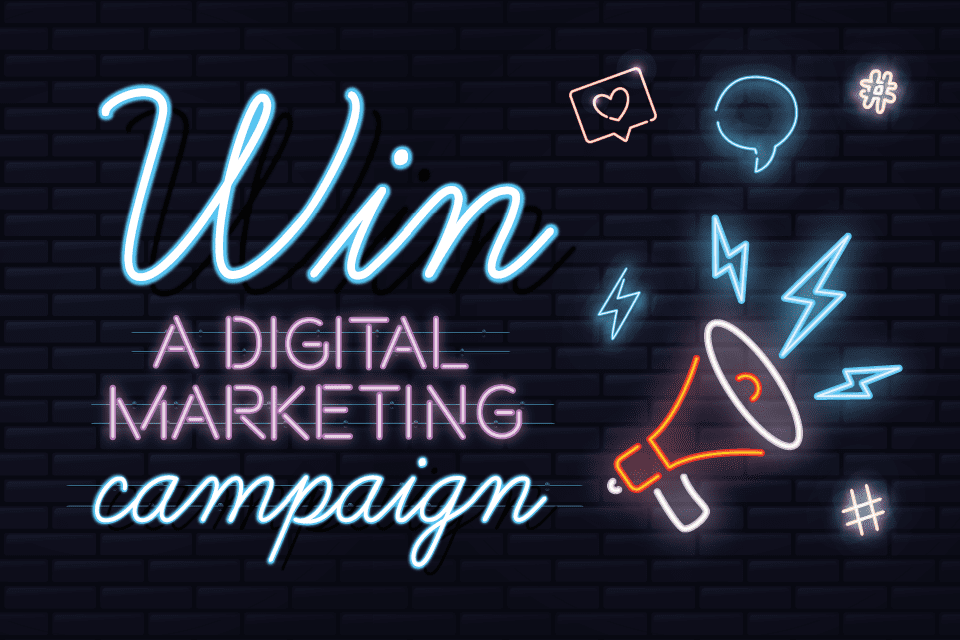 Win a google ads or facebook ads campaign with Web Marketer and Jessica Draws